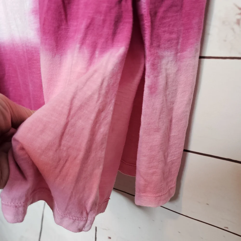 LOGO by Lori Goldstein Pink Tie Dye Boatneck Dress - Picture 10 of 11